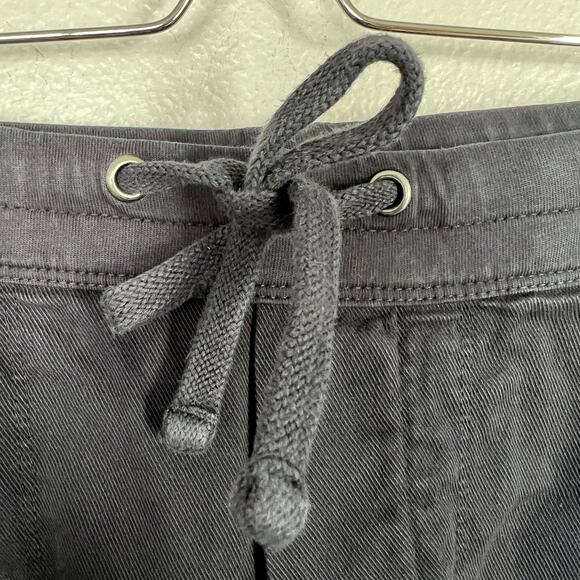 James Perse Pants Soft Drape Black Drawstring Waist Cotton Modal Women 1 S Small - Picture 5 of 16